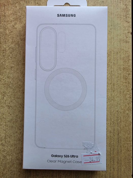 Samsung cleaar magnet case за s26 ultra