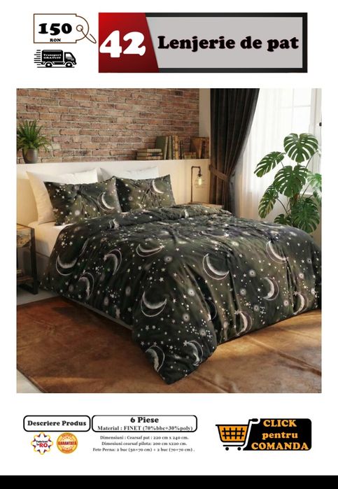 Lenjerii de fiet și bumbac.