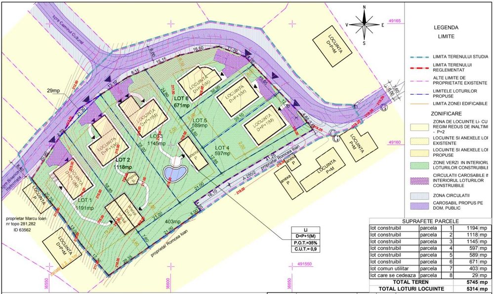 Aurel Vlaicu - PUZ construirii de locuințe aprobat