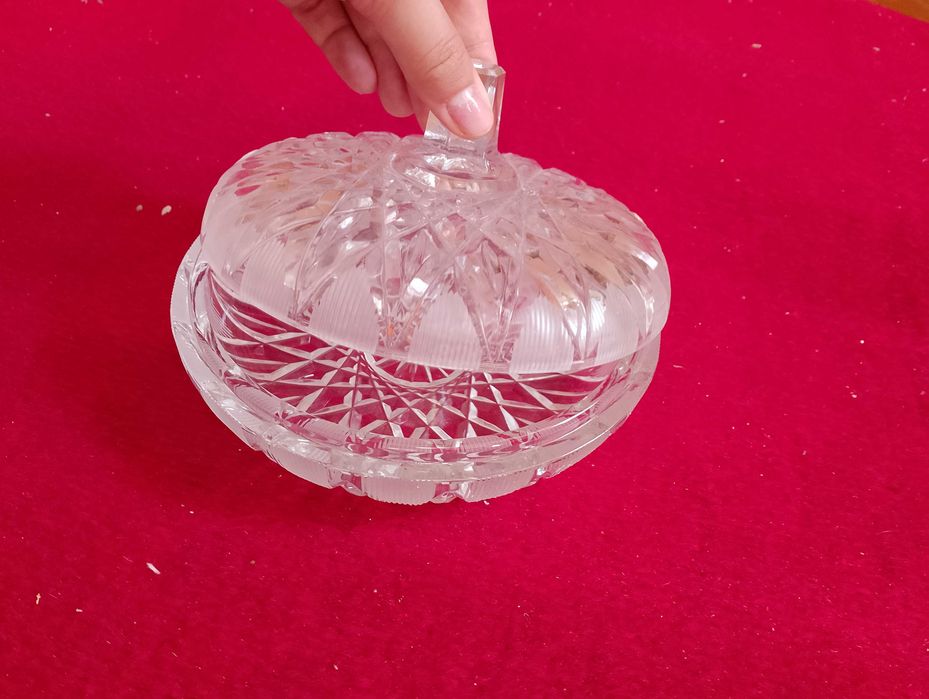Хрустальная конфетница СССР