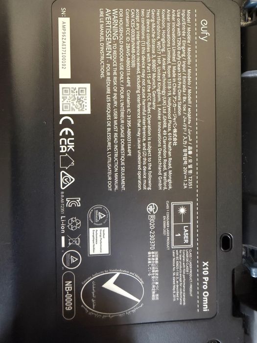 Eufy X10 Pro Omni – model premium, aproape nou