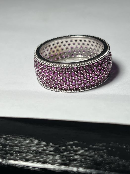 Inel de argint pave
