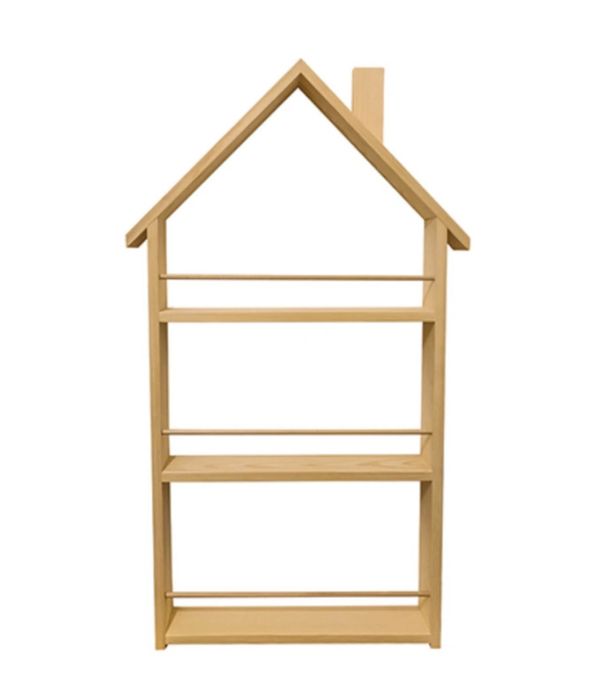 Biblioteca copii lemn natur masiv