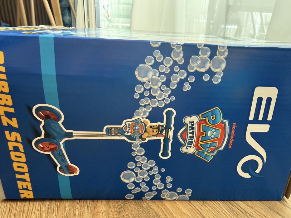 Trotineta Paw Patrol cu Baloane
