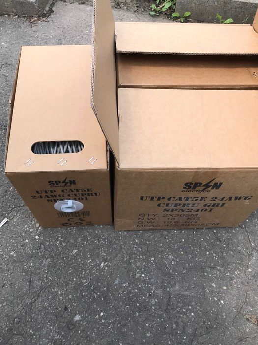 cablu electric cupru cyyf 3x6 cablu internet UTP CAT 5E