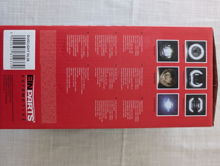 Фарове дневни / мъгла DRL/Fog LED универсални Duolight DL38  90mm нови