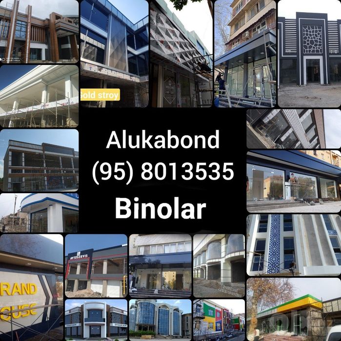Alukabond alikafon alkabond alyukobond алюкабонд устаси травертин