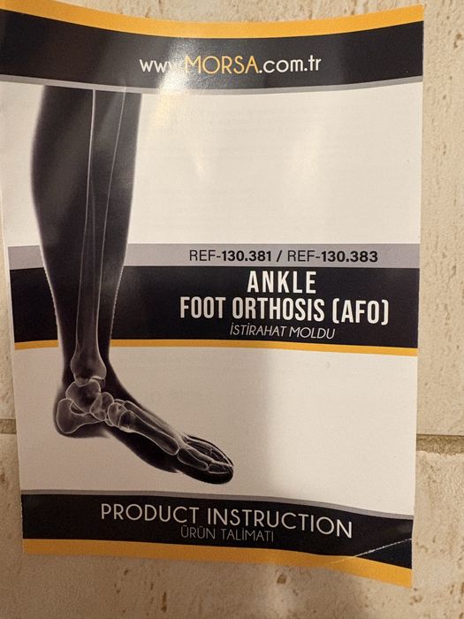 Детски ортези за глезен/крак Morsa Cyberg – лява и дясна, размер S
