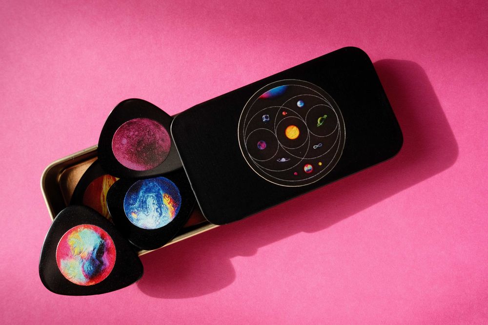 Set pene chitara concert Coldplay – Music of the Spheres, de colectie