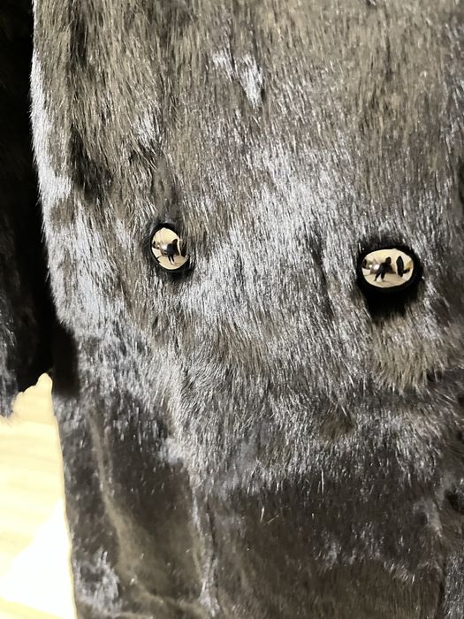 Haina lunga din blana naturala de iepure marime S/M