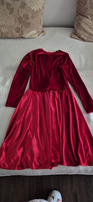 Rochie lungă catifea