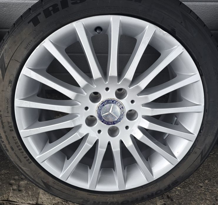 Jante originale 5x112 mercedes c class clk slk w204 r17 in două lățimi