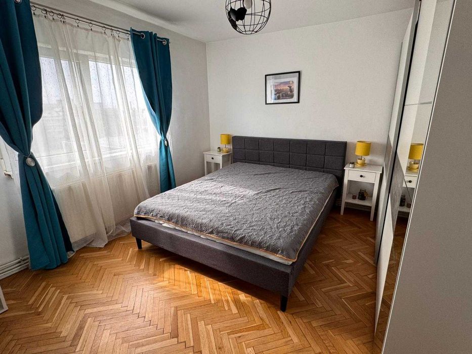 Proprietar inchiriez apartament 2 camere, decomandat, 56mp utili, complet mobilat si utilat