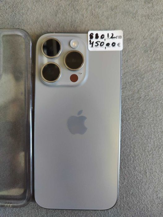 Iphone 15 pro 256gb 85%  Много добро състояние