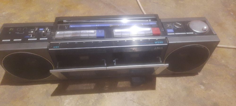 Casetofon  AIWA CS-W300K fabricație ani 1980