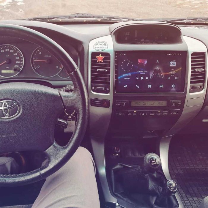 TOYOTA LANDCRUISER PRADOJ120 LEXUSGX470 02-09 9"андроид навигация,9366
