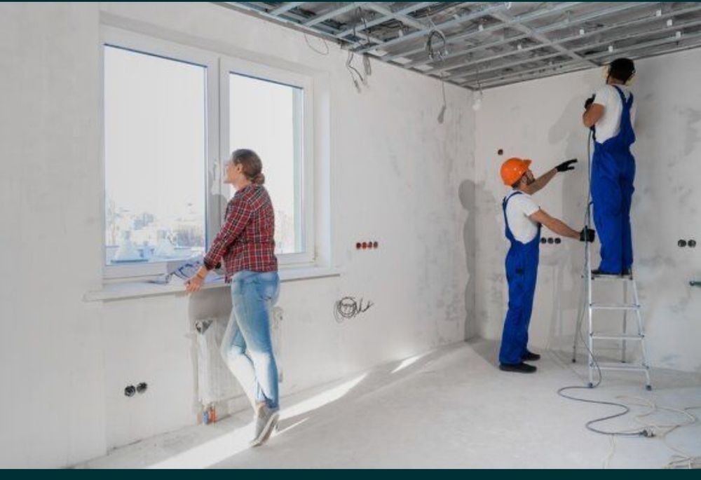 Ремонт квартир малярные работы малярка потолки кафель обои полы стены