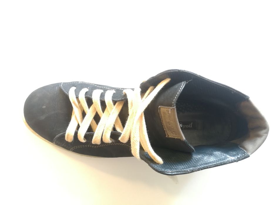 дамски обувки Pual Green ежедневни кожени кецове