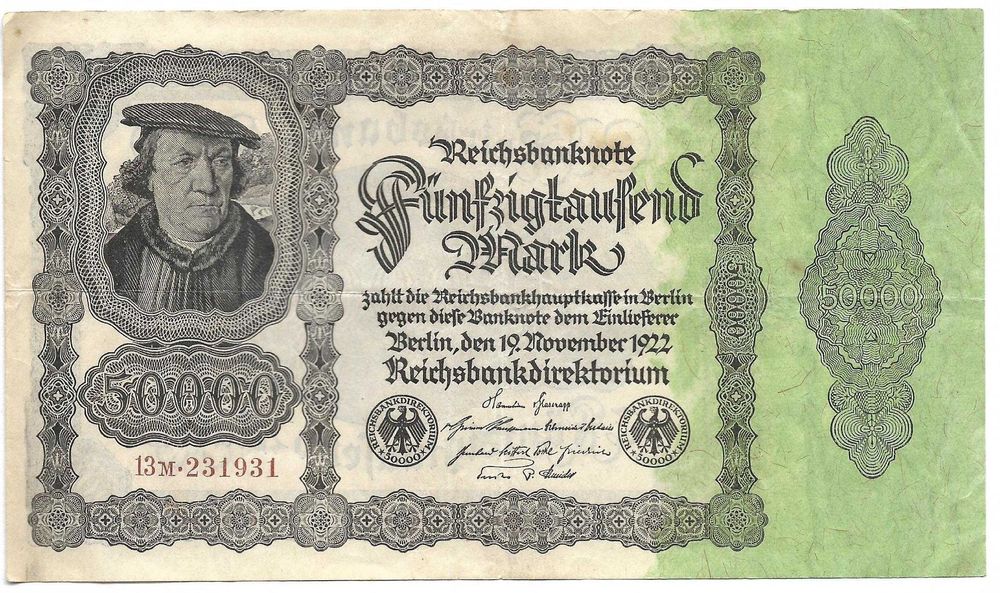 Super bancnote vechi Germania perioada Deutsches Reich si interbelica numismatica la doar 35 lei bucata la alegere sau 280 lei tot setul de 8 bancnote