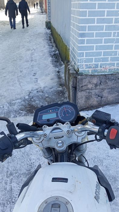 Мотоцикл на полном ходу