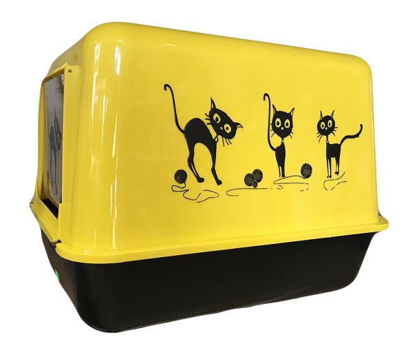 С Филтър - Закрита / Затворена Котешка Тоалетна 55х40х38см