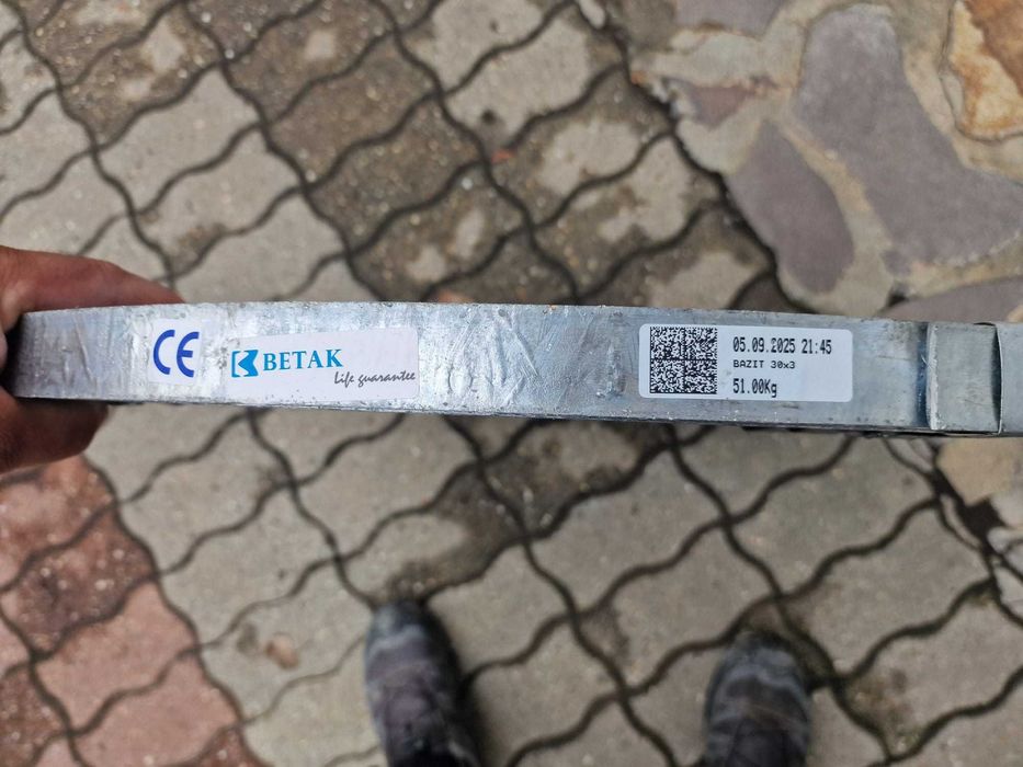 Platbandă zincată 30x3 - rolă 50kg