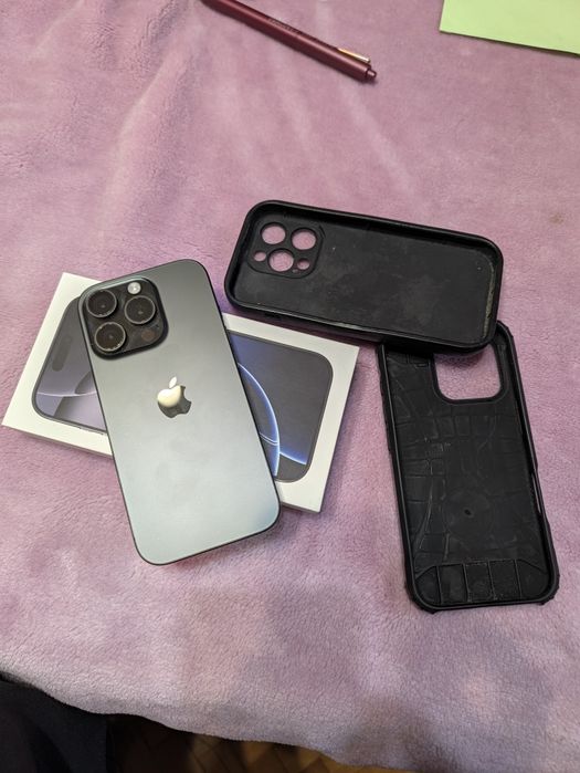 Iphone -16pro black titanium -256gb