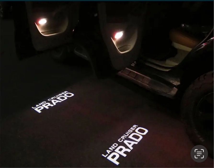 Губа прадо 120 клык на передний бампер уголок капота gx470 защита