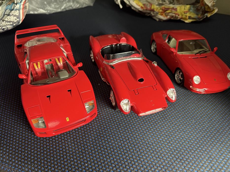 F40. Burago, 1/18-1/48, ferrari, porsche, mercedes