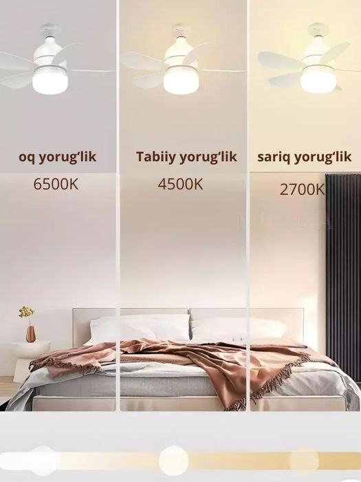 Ventilyatorli lyustra