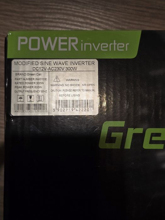 Invertor Putere Green Cell 300W