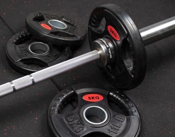 Гумени дъмбели с железни дръжки топ цена дискове тежести лостове