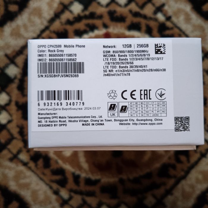 Oppo reno 11 5g ideal xolatda