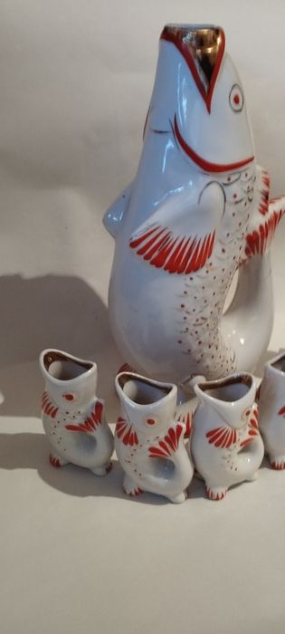 Коньячный набор " рыбки" СССР