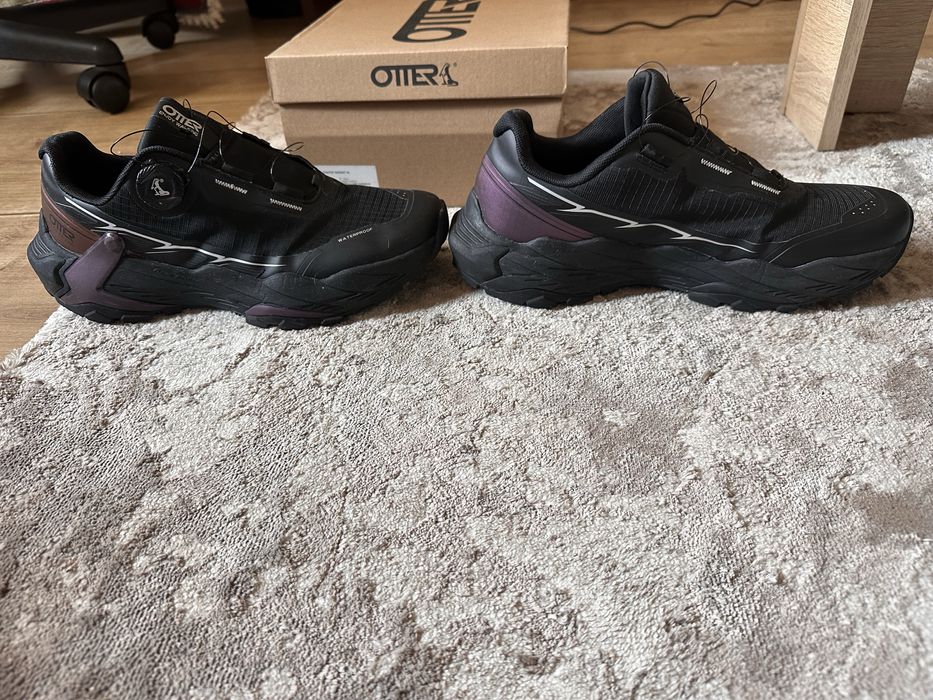 Pantofi sport OTTER  -GRYXX negri, din material textil