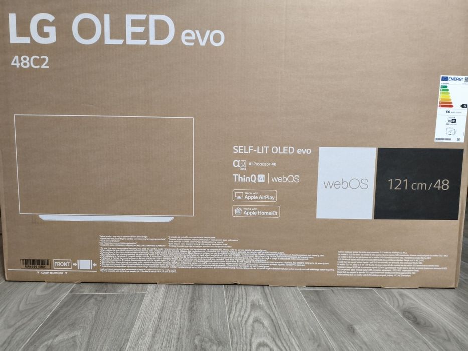 Smart Телевизор LG OLED48C21LA 4K Ultra HD (С оригинална кутия)