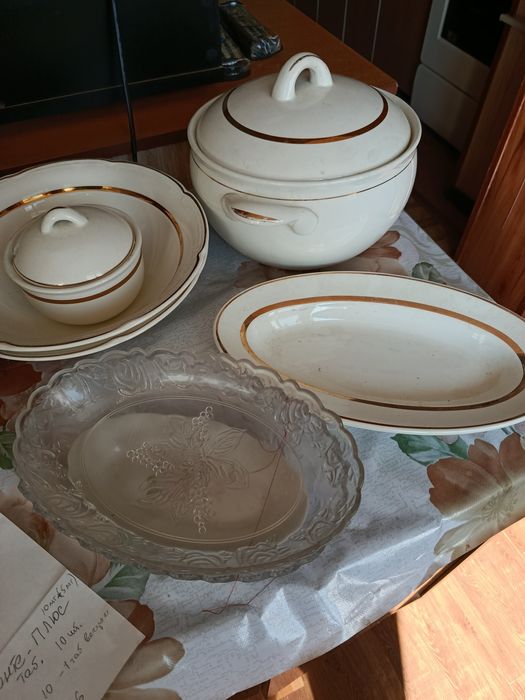 Столовый сервиз советский, тарелки Япония глубокие