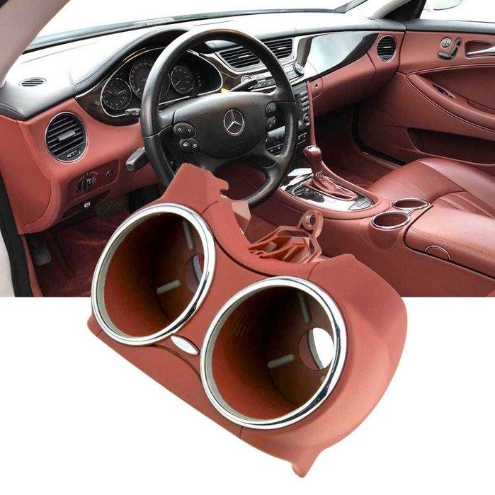 Поставка за чаши Mercedes CLS W219 C219 2006 - 2011 Червен