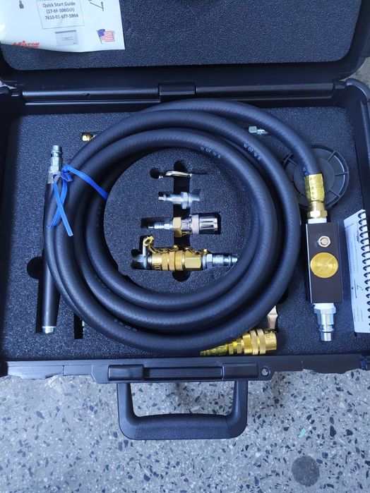 Комплект с накрайници за помпане на гуми