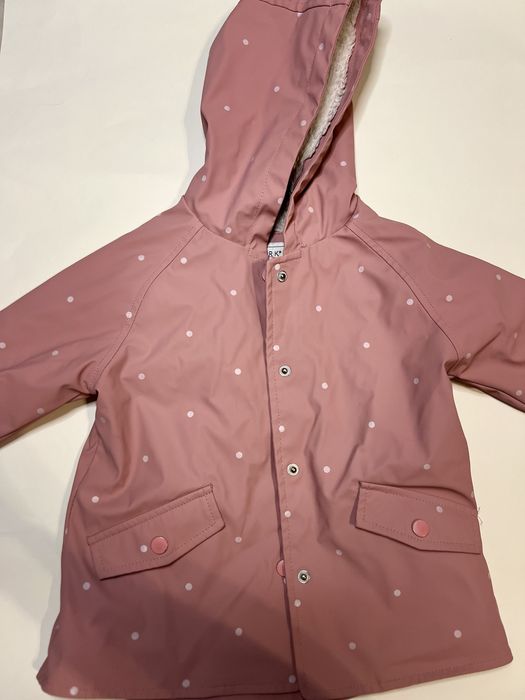 Geaca impermeabIla imblanita Primark, roz, marimea 86 / 12-18 luni