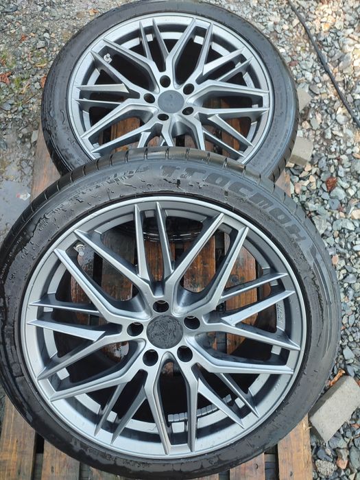 Jante 19 5x112 ET45 și cauciucuri 255/40R19 Mercedes Audi VW