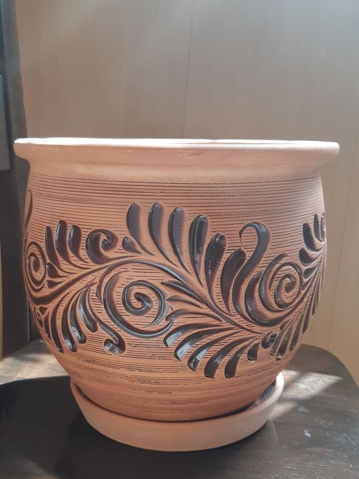 Горшок цветочный керамический