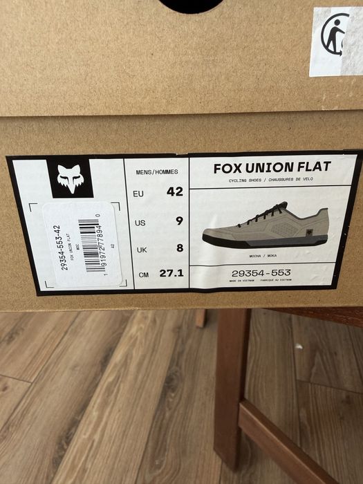 Fox Union Flat 42 Номер-Обувки за Колело/Велосипед