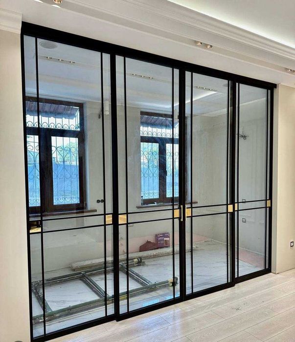 Стеклянные перегородки. Душ кабины. Лофт двери. Раздвижные двери