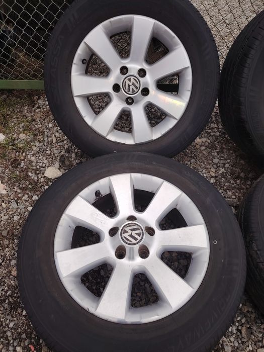 Лети джанти 16 цола 5 х 112 с летни гуми 215 60 16 VW Фолксваген