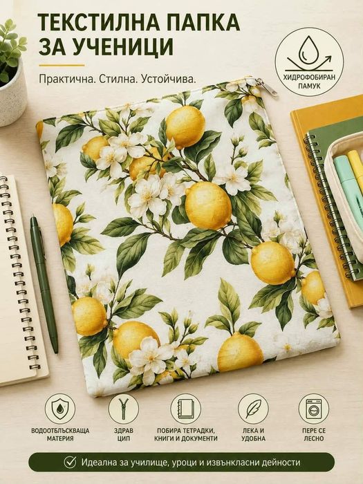 Папка за учебници и тетрадки