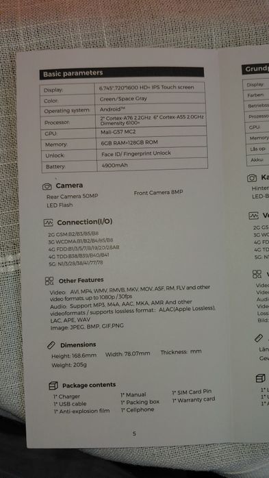 Telefon nou,primit cadou