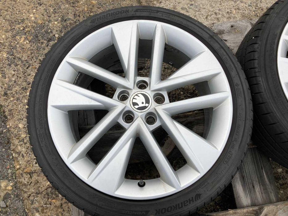 17 джанти 5х100 Skoda Fabia Rapid 7J et46 Polo Vento 215/40/17 Hankook