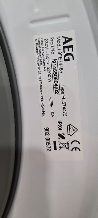 Пералня AEG Series 8000 8кг А+++