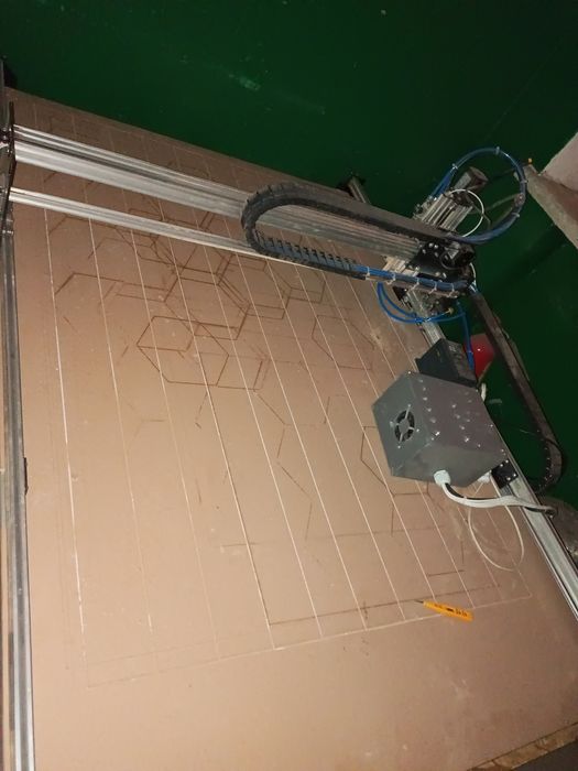 Лазерный станок + фрезер 2в1